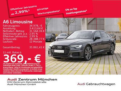 Grau Gebraucht 2022 Audi A6 Advanced Limousine | 34.978 € (Superpreis)