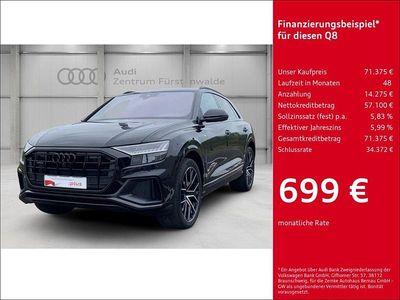 Gebraucht Audi Q8 S-Line 286 PS (210 kW) 2022 Schwarz SUV