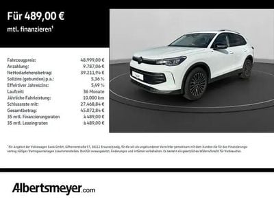 Nuova VW Tiguan 110 CV (80 kW) 2025 Bianco SUV