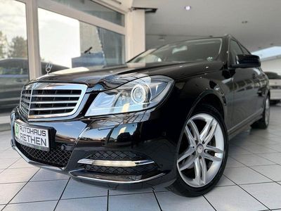 Obsidianschwarz Gebraucht 2012 Mercedes C220 Elegance Kombi | 16.990 €
