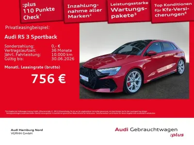 Gebraucht Audi RS3 Sport 400 PS (294 kW) 2025 B1 progressivrot metallic Limousine