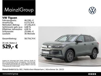 Cipressinogrün metallic Gebraucht 2025 VW Tiguan Goal SUV | 46.330 € (Fairer Preis)