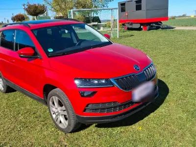 Brugt Skoda Karoq Style 150 HK (110 kW) 2018 Rød SUV