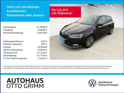 Usata Skoda Fabia Clever 95 CV (69 kW) 2021 Nero Utilitaria