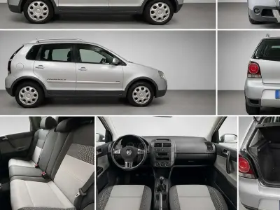Gebraucht VW Polo Cross 80 PS (58 kW) 2009 Silber Kleinwagen