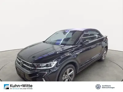 Gebraucht VW T-Roc Cabriolet R-line 150 PS (110 kW) 2025 Schwarz Cabrio