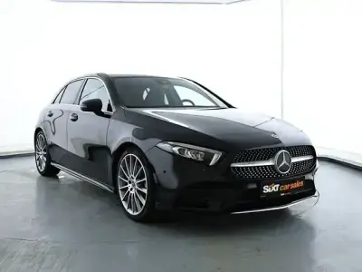 Brugt Mercedes A200 AMG line 163 HK (119 kW) 2022 Sort Sedan