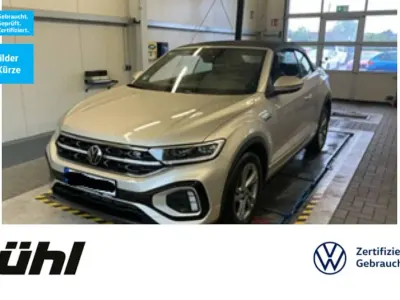Gebraucht VW T-Roc Cabriolet R-line 150 PS (110 kW) 2022 Silber Cabrio