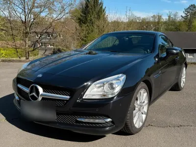 Brugt Mercedes SLK250 204 HK (150 kW) 2012 Sort Cabriolet