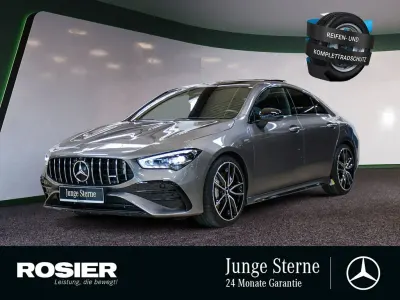 Gebraucht Mercedes CLA35 AMG Premium Plus 306 PS (225 kW) 2024 Grau / mountaingrau Coupé
