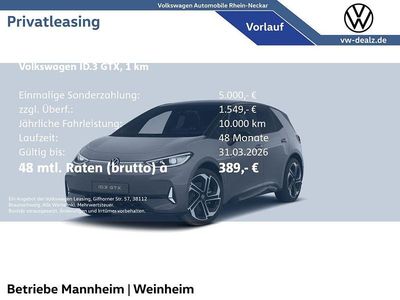Neu VW ID.3 GTX 239 kW (326 PS) 2026 Grau Kleinwagen