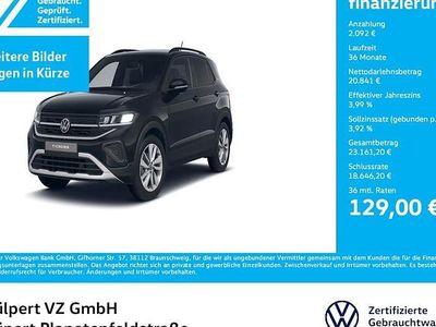 Schwarz Gebraucht 2025 VW T-Cross Goal SUV | 22.933 € (Guter Preis)