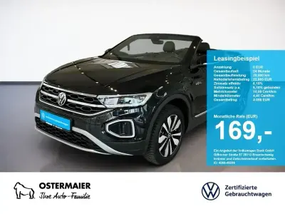 Gebraucht VW T-Roc Cabriolet Goal 116 PS (85 kW) 2025 Schwarz Cabrio