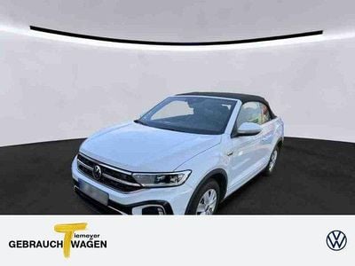 Gebraucht VW T-Roc Cabriolet R-line 150 PS (110 kW) 2022 Weiß Cabrio