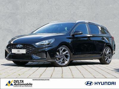 Gebraucht Hyundai i30 N Line 160 PS (117 kW) 2024 Abyss black / mic Kombi
