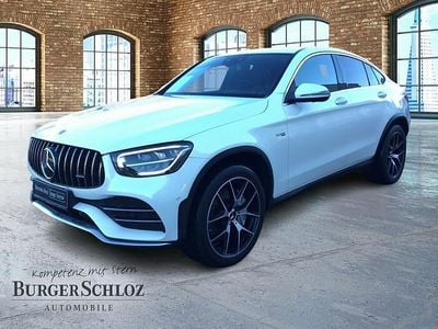 Gebraucht Mercedes GLC43 AMG AMG 390 PS (286 kW) 2021 Designo diamantweiß bright Coupé