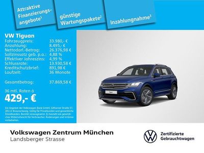 Usata VW Tiguan R-line 150 CV (110 kW) 2023 Blu SUV