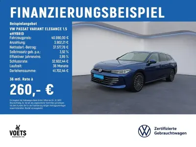 Gebraucht VW Passat Elegance 150 PS (110 kW) 2025 Blau Kombi