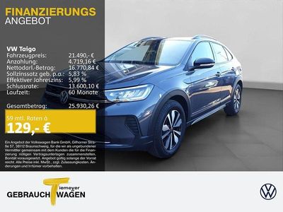 Gebraucht VW Taigo Goal 116 PS (85 kW) 2025 Grau SUV