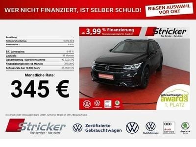 Schwarz Gebraucht 2022 VW Tiguan Allspace Style SUV | 36.889 € (Guter Preis)