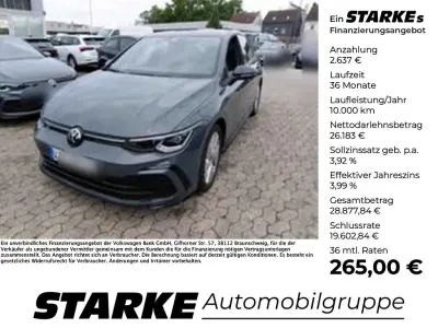 Gebraucht VW Golf VIII R-line 150 PS (110 kW) 2024 Schwarz Limousine