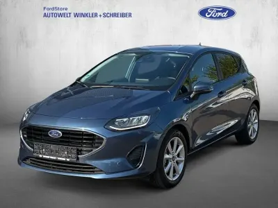 Gebraucht Ford Fiesta Cool & Connect 101 PS (74 kW) 2022 Chromablau metallic Kleinwagen