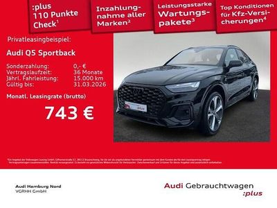 Mythosschwarz metallic Gebraucht 2025 Audi Q5 Sportback Business SUV | 57.920 € (Guter Preis)
