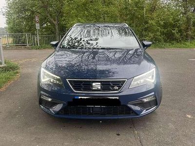 Usata Seat Leon ST FR 150 CV (110 kW) 2018 Blu Station wagon