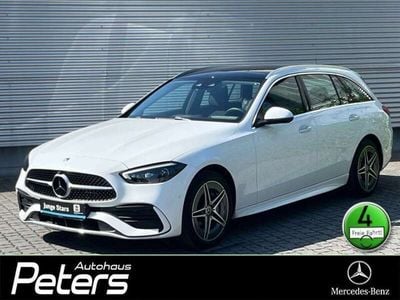 Opalithweiss lack Gebraucht 2024 Mercedes C300e AMG Kombi | 49.880 € (Teuer)