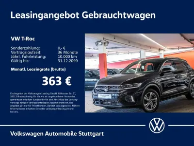 Gebraucht VW T-Roc R-line 190 PS (139 kW) 2023 Deep black perleffekt SUV