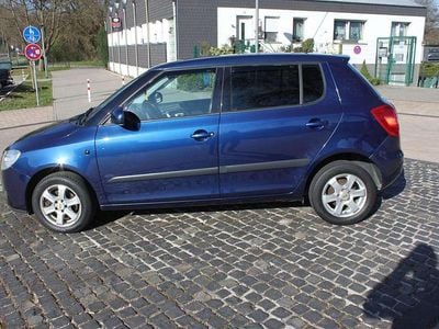 Gebraucht Skoda Fabia Ambiente 60 PS (44 kW) 2010 Stormblau metallic Kleinwagen