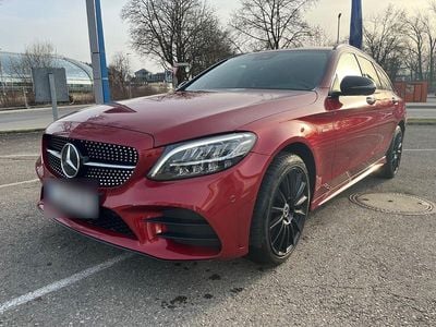 Gebraucht Mercedes C300 AMG line 258 PS (189 kW) 2019 Rot Kombi