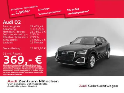 Gebraucht Audi Q2 Advanced 150 PS (110 kW) 2023 Schwarz SUV
