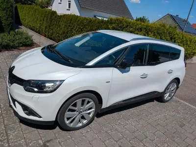 Gebraucht Renault Grand Scénic IV LIMITED 163 PS (119 kW) 2019 Weiß Van / Kleinbus