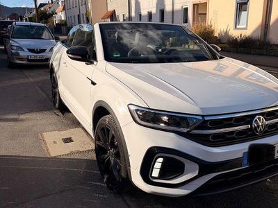Gebraucht VW T-Roc Cabriolet R-line 150 PS (110 kW) 2023 Weiß Cabrio