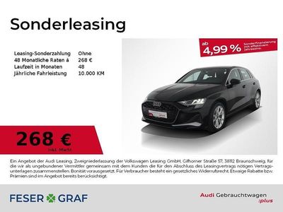 Mythosschwarz metallic Gebraucht 2025 Audi A3 Ambiente Limousine | 30.990 € (Superpreis)