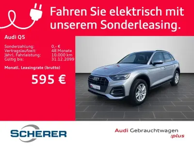 Gebraucht Audi Q5 Basis 299 PS (219 kW) 2025 Florettsilber metallic (metallic) SUV
