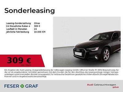 Mythosschwarz metallic Gebraucht 2025 Audi A6 Ambiente Kombi | 49.551 € (Fairer Preis)