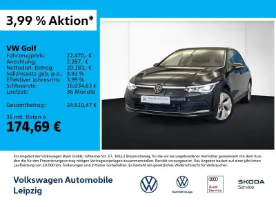 Gebraucht VW Golf VIII Style 131 PS (96 kW) 2024 Schwarz Limousine