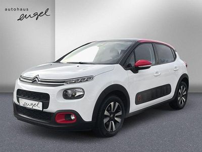 Gebraucht Citroën C3 PureTech 83 PS (61 kW) 2020 Polar weiß / dach rot Kleinwagen