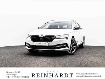 Gebraucht Skoda Superb SportLine 200 PS (147 kW) 2022 Moonweiss metallic Kombi