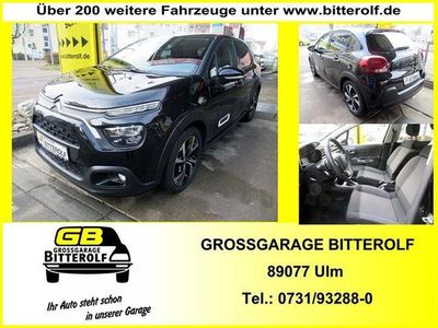 Schwarz Gebraucht 2022 Citroën C3 Shine Limousine | 14.990 € (Fairer Preis)