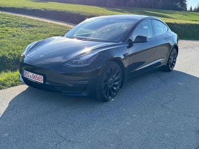 Begagnad Tesla Model 3 Performance 377 kW (513 HK) 2020 Svart Sedan