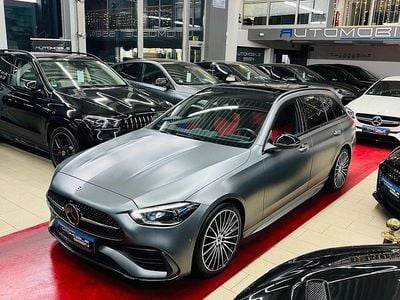 Grau Gebraucht 2022 Mercedes C300 AMG line Limousine | 39.999 € (Teuer)
