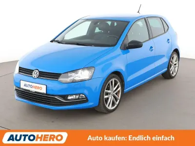 Gebraucht VW Polo Highline 90 PS (66 kW) 2016 Cornflower blue Limousine
