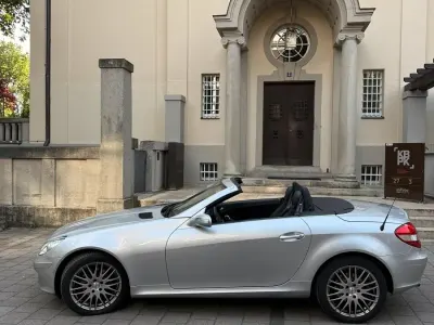 Gebraucht Mercedes SLK200 163 PS (119 kW) 2006 Silber Cabrio