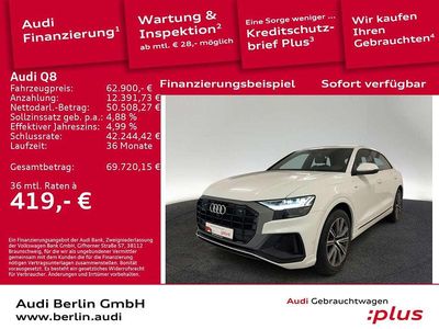 Gebraucht Audi Q8 Ambiente 340 PS (250 kW) 2022 Carraraweiß SUV