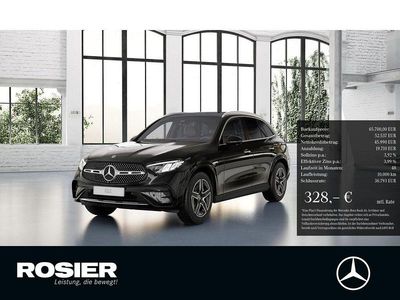 Gebraucht Mercedes GLC220 AMG line 197 PS (144 kW) 2026 Obsidianschwarz Limousine