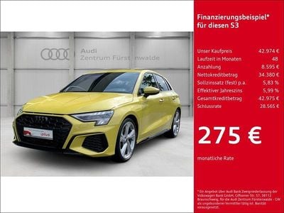 Gelb Gebraucht 2024 Audi S3 Ambiente Limousine | 42.974 € (Fairer Preis)