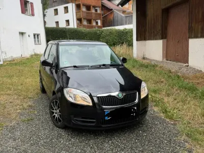 Gebraucht Skoda Fabia 69 PS (50 kW) 2009 Schwarz Kleinwagen
